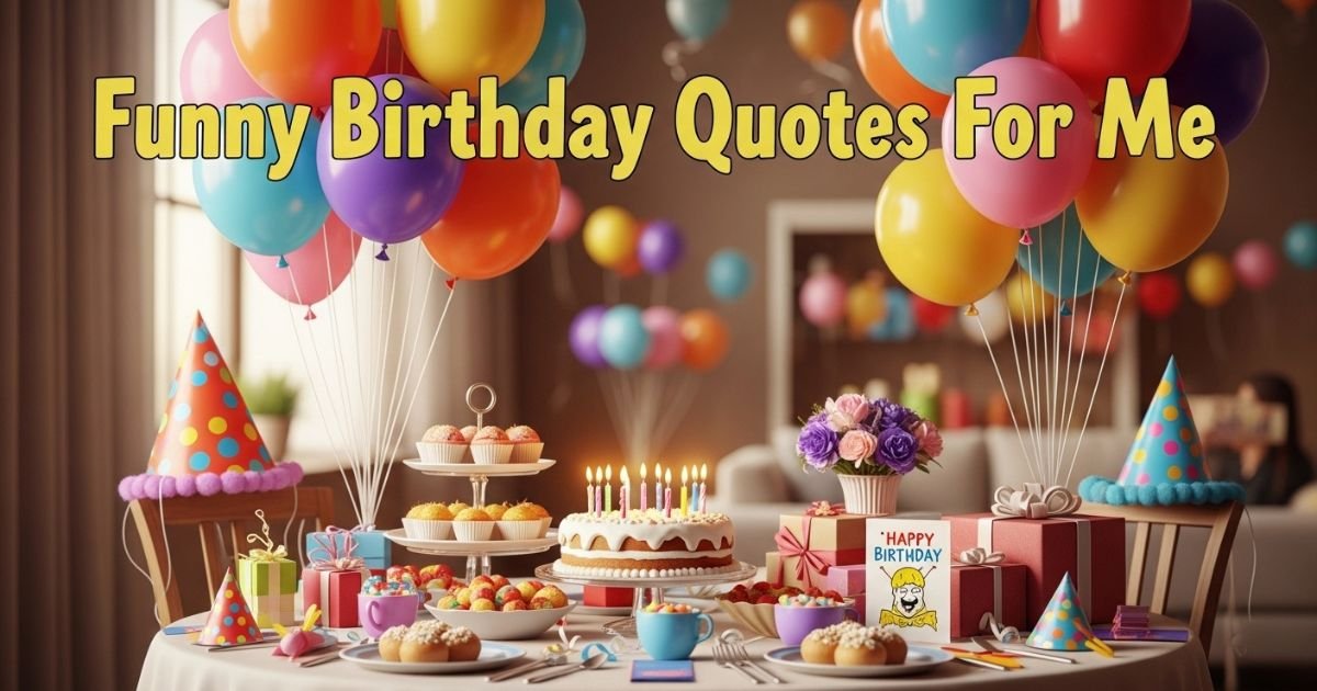 Funny Birthday Quotes For Me