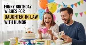 Funny Birthday Wishes for Daughter-in-Law with Humor