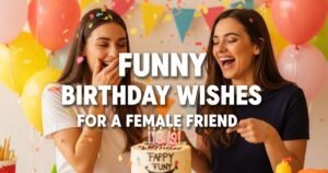 Funny Birthday Wishes for a Female Friend