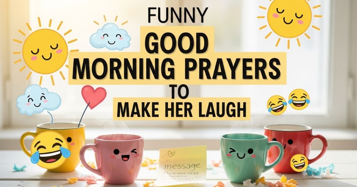 Funny Good Morning Prayers to Make Her Laugh