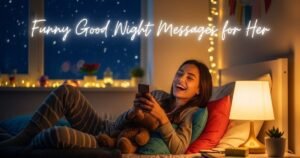 Funny Good Night Messages for Her