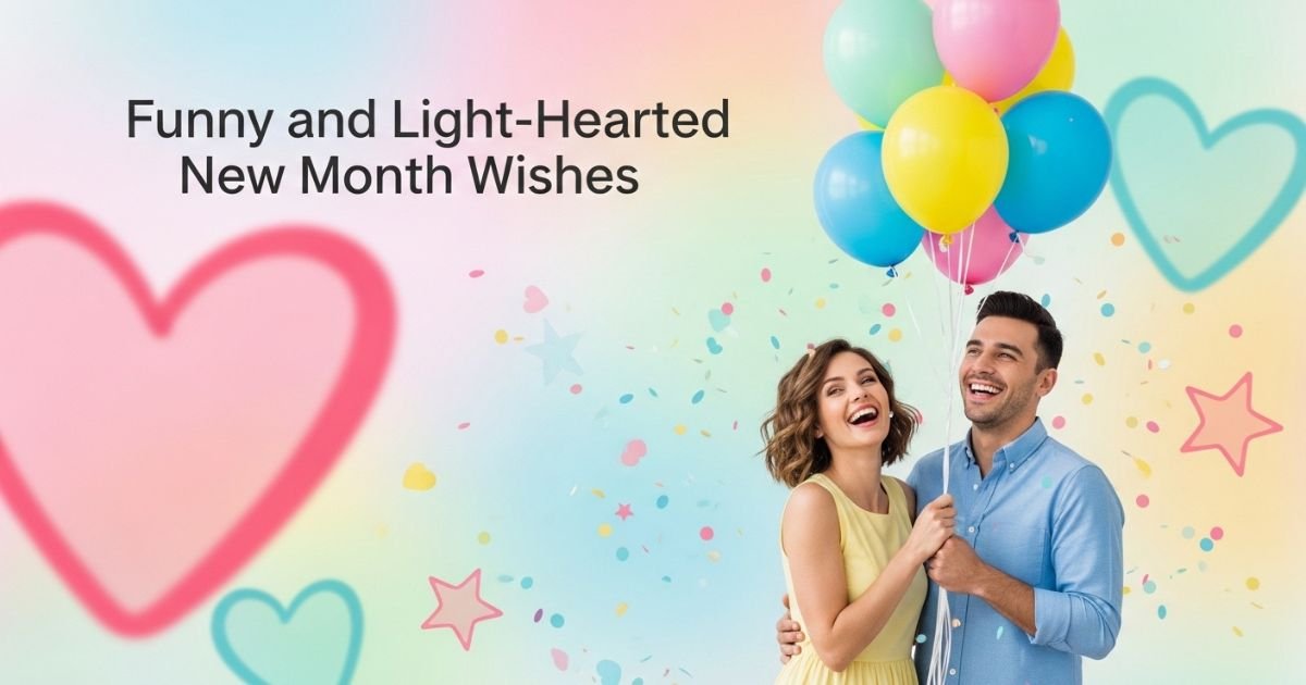 Funny and Light-Hearted New Month Wishes