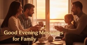 Good Evening Messages for Family