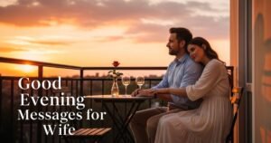 Good Evening Messages for Wife