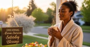 Good Morning, African American, Saturday Blessings