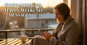 Good Morning, Happy Weekend Messages