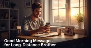 Good Morning Messages for Long-Distance Brother