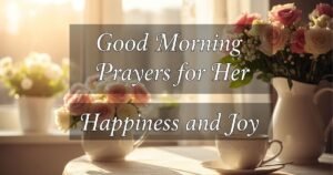 Good Morning Prayers for Her Happiness and Joy