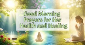 Good Morning Prayers for Her Health and Healing