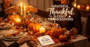 Grateful, Thankful, Blessed Thanksgiving