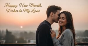 Happy New Month, Wishes to My Love