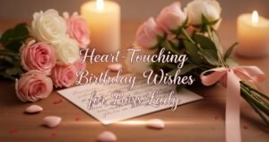 Heart-Touching Birthday Wishes for Boss Lady