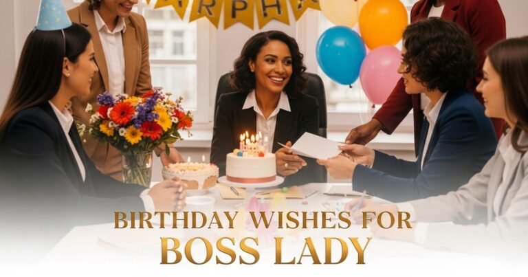 Heart-Touching Birthday Wishes for Boss Lady