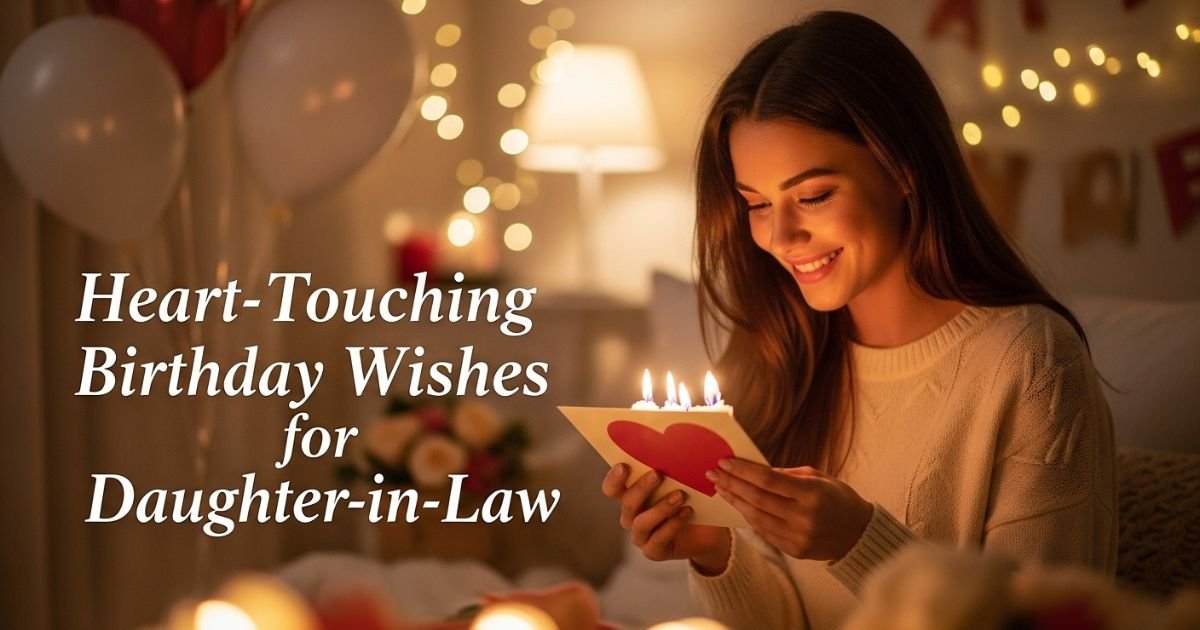Heart-Touching Birthday Wishes for Daughter-in-Law