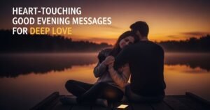 Heart-Touching Good Evening Messages for Deep Love