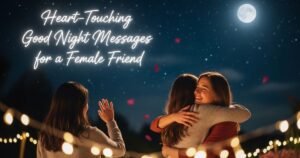 Heart-Touching Good Night Messages for a Female Friend