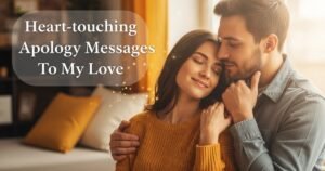 Heart-touching Apology Messages To My Love