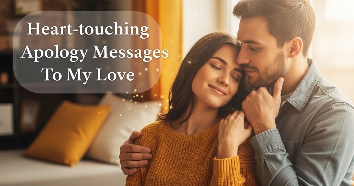 Heart-touching Apology Messages To My Love