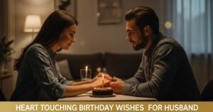 Heart-touching Birthday Wishes for Husband