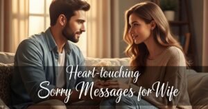 Heart-touching Sorry Messages for Wife