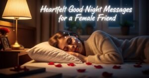 Heartfelt Good Night Messages for a Female Friend