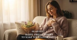 Heartfelt Happy Friday Wishes to Make Your Lover Smile