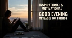 Inspirational & Motivational Good Evening Messages for Friends