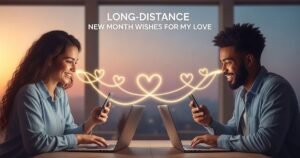 Long-Distance New Month Wishes for My Love