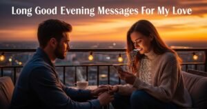Long Good Evening Messages for My Love