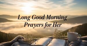 Long Good Morning Prayers for Her