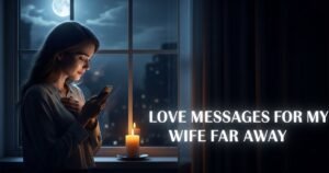Love Messages for My Wife Far Away
