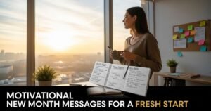 Motivational New Month Messages for a Fresh Start
