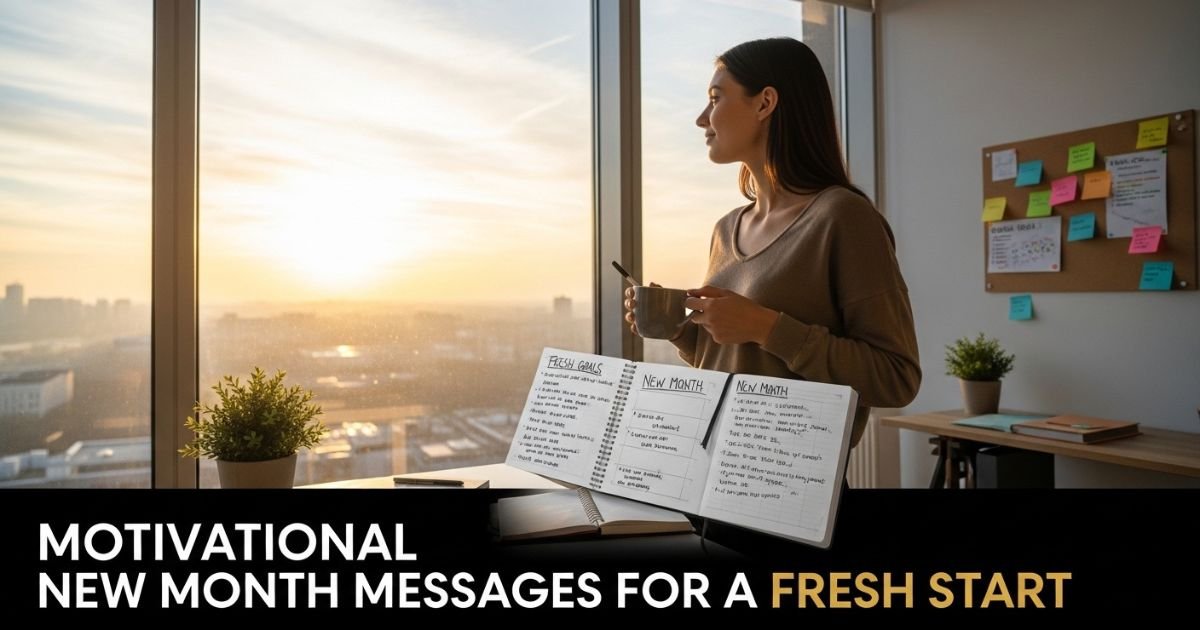Motivational New Month Messages for a Fresh Start