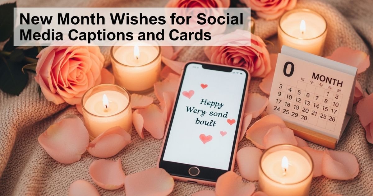 New Month Wishes for Social Media Captions and Cards