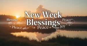 New Week Blessings Images and Visual Words