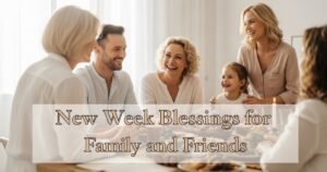 New Week Blessings for Family and Friends