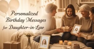 Personalized Birthday Messages for Daughter-in-Law
