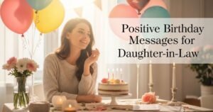 Positive Birthday Messages for Daughter-in-Law