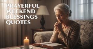 Prayerful Weekend Blessings Quotes
