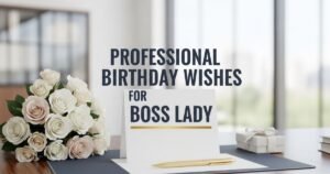 Professional Birthday Wishes for Boss Lady