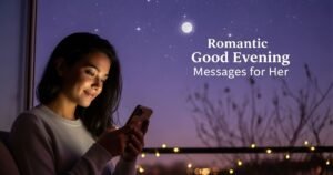 Romantic Good Evening Messages for Her