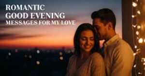 Romantic Good Evening Messages for My Love