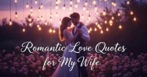 Romantic Love Quotes for My Wife