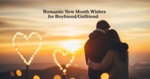 Romantic New Month Wishes for Boyfriend/Girlfriend
