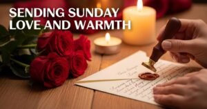Sending Sunday Love and Warmth