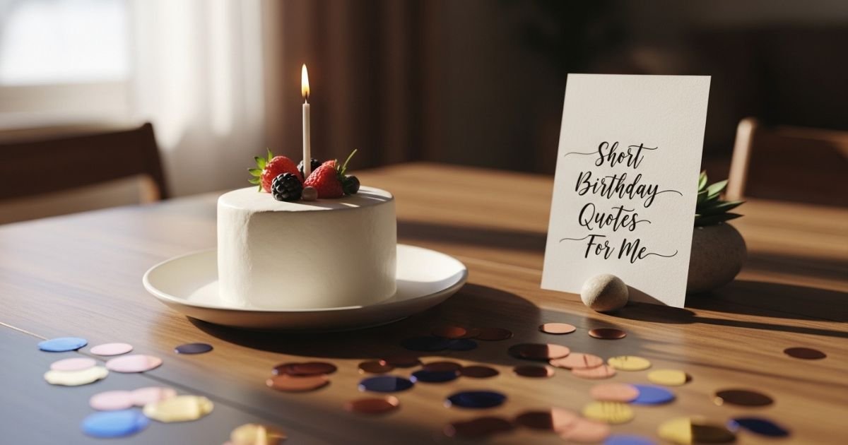 Short Birthday Quotes For Me