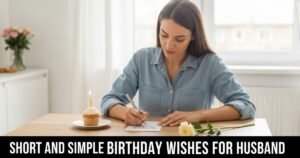 Short and Simple Birthday Wishes for Husband