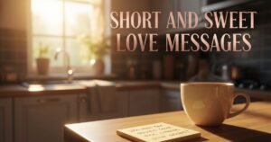 Short and Sweet Love Messages
