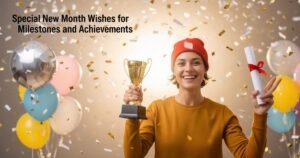 Special New Month Wishes for Milestones and Achievements