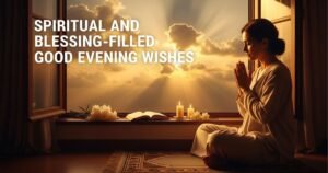 Spiritual and Blessing-Filled Good Evening Wishes